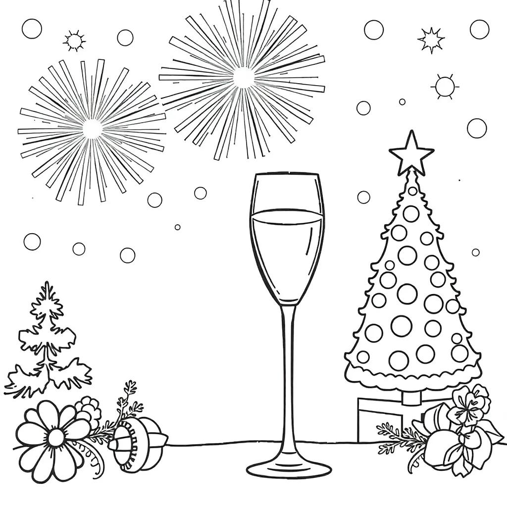 New Year’s Eve Coloring Pages