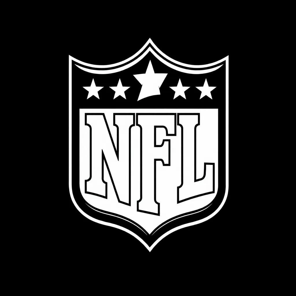 Nfl Logo Coloring Page Nfl Logo Coloring Page