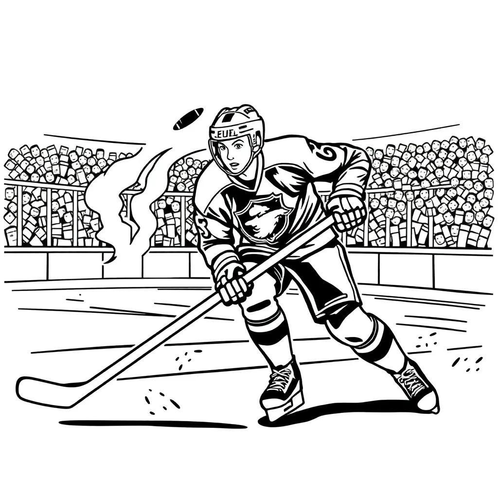 Nhl Hockey Coloring Pages