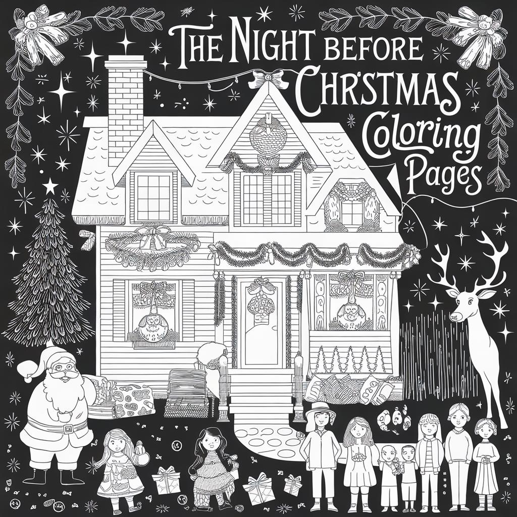 The Night Before Christmas Coloring Pages