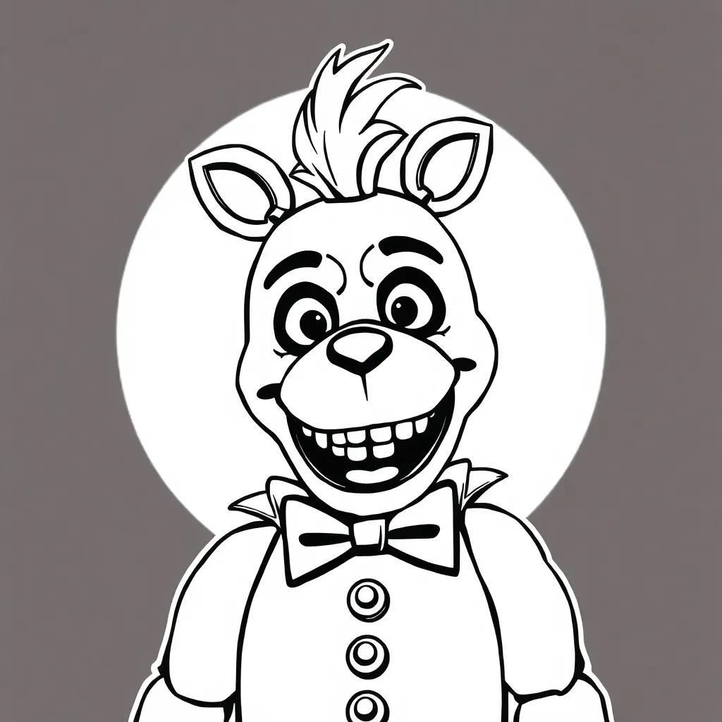 Nightmare Fnaf Coloring Pages