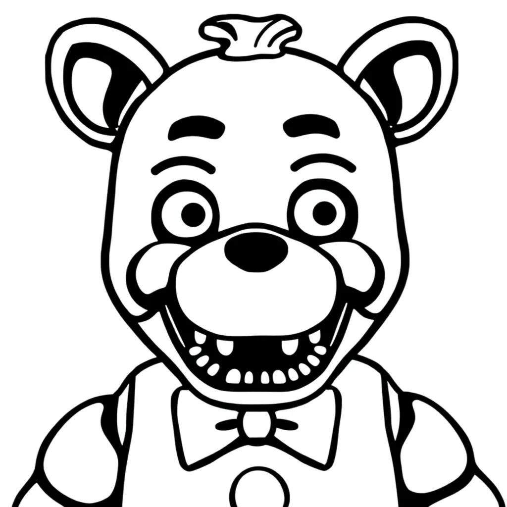5 Nights At Freddy’s Coloring Page