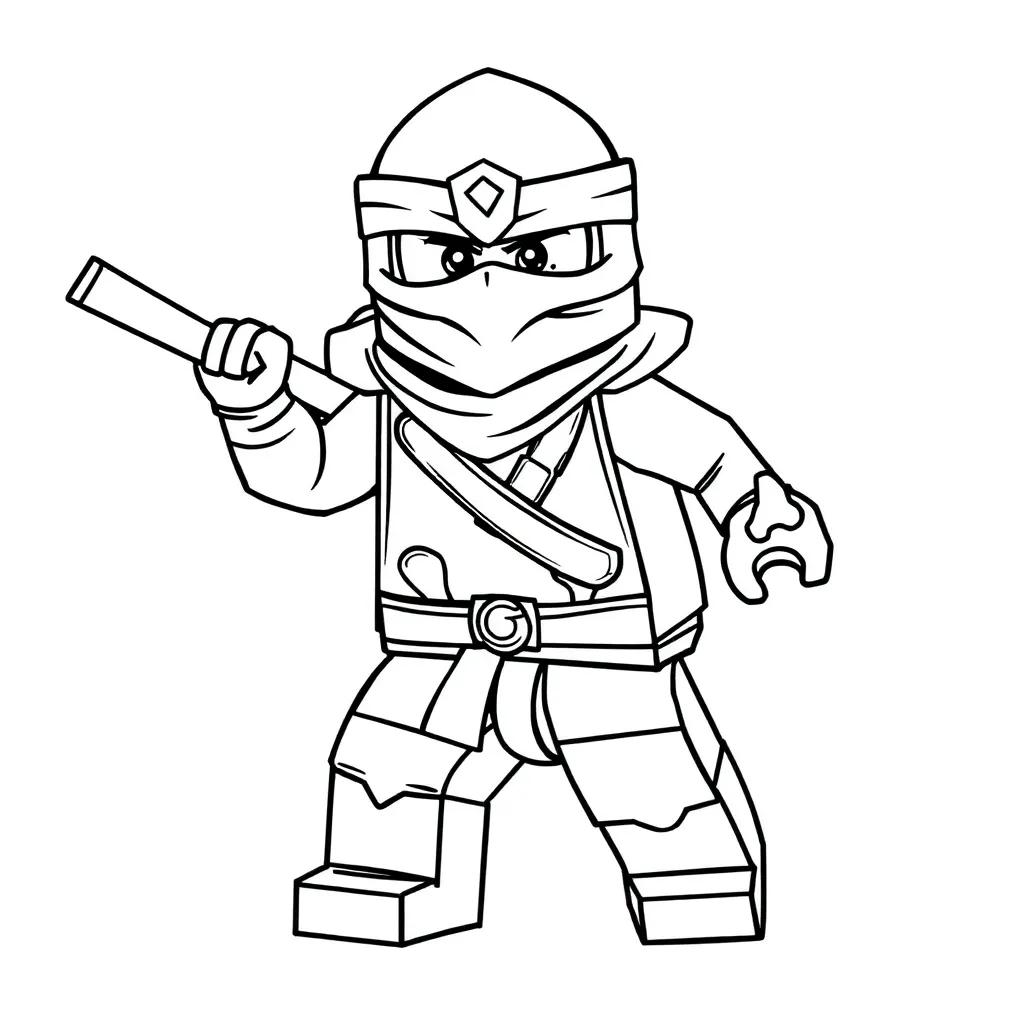 Ninjago Coloring Pages Jay