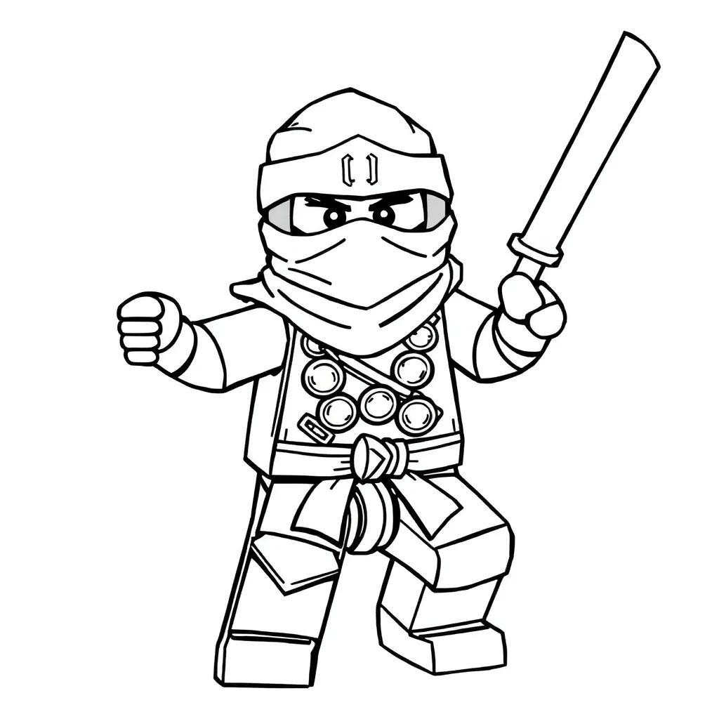 Ninjago Kai Coloring Pages