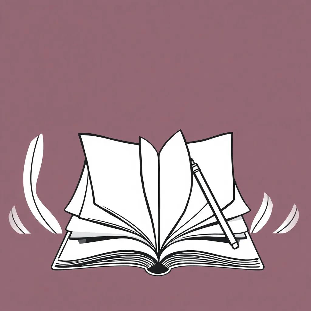 Notebook With Colored Pages