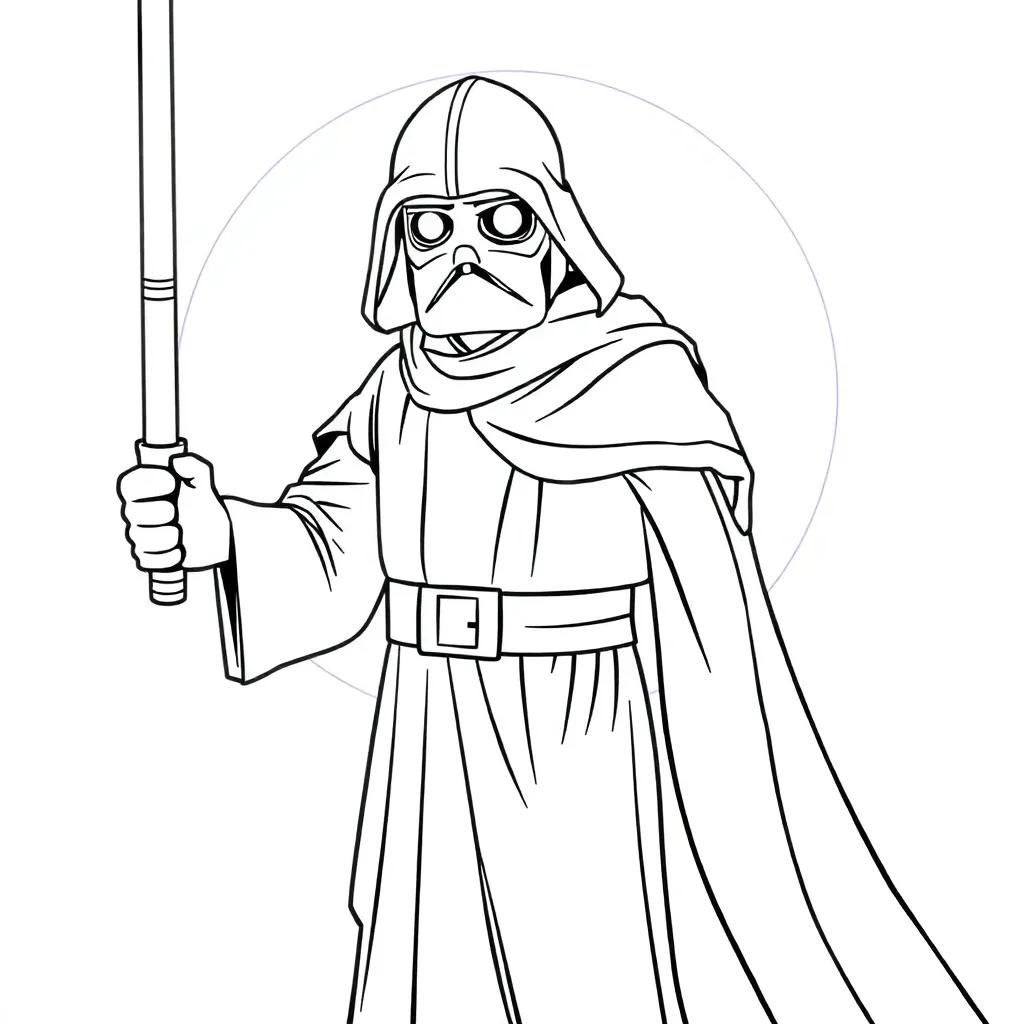Obi Wan Coloring Pages