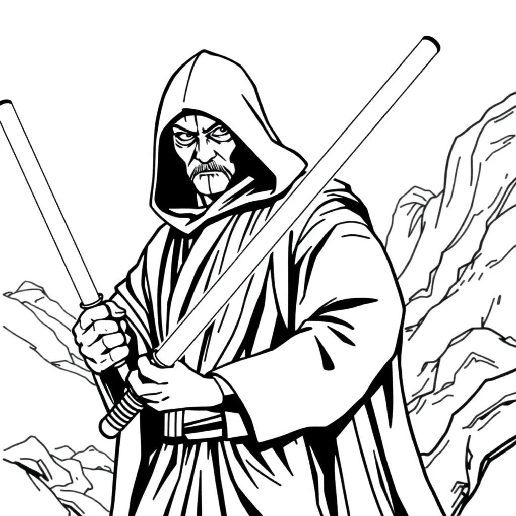 Obi Wan Kenobi Coloring Pages