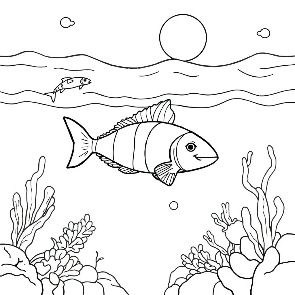 Ocean Themed Coloring Pages