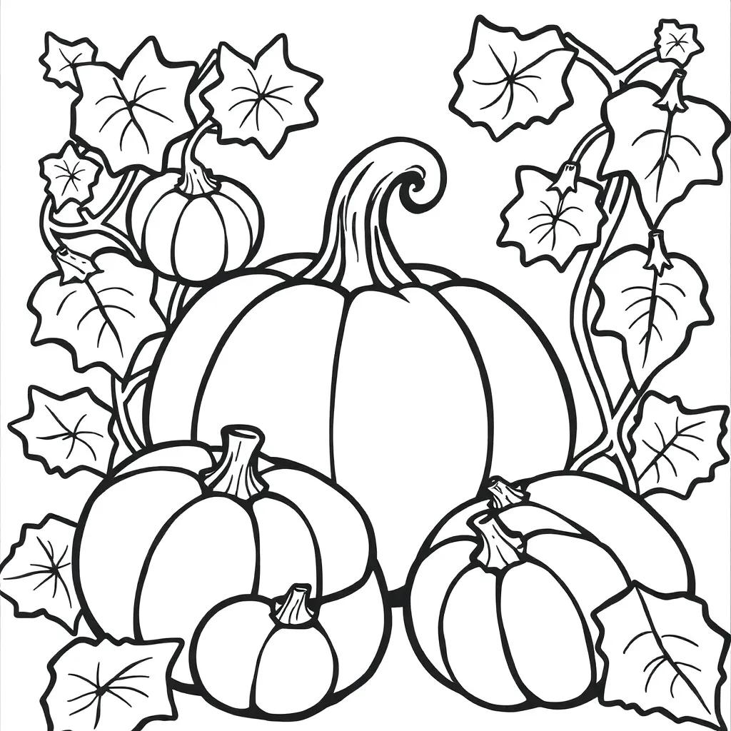 October Printable Coloring Pages
