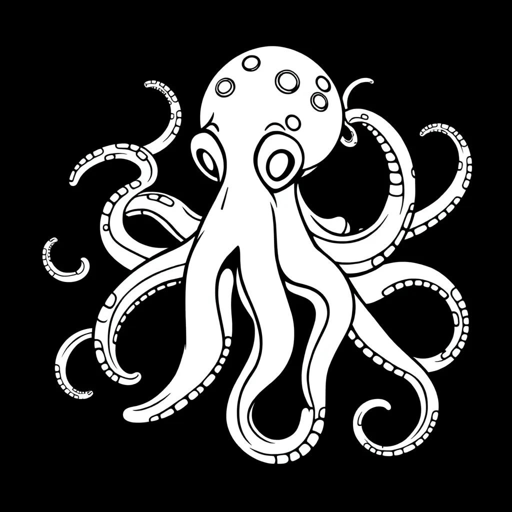 Octopus Coloring Pages Printable