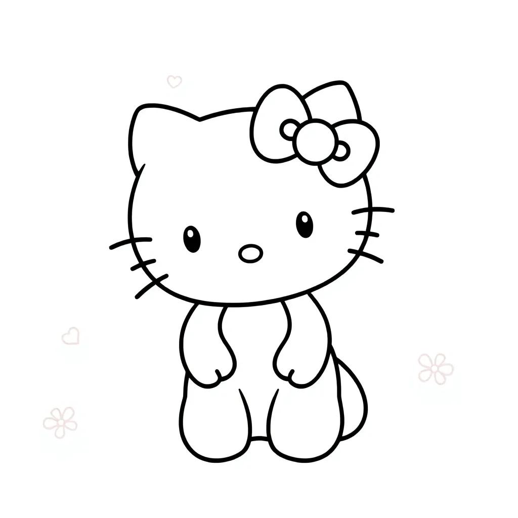 Online Coloring Pages Hello Kitty
