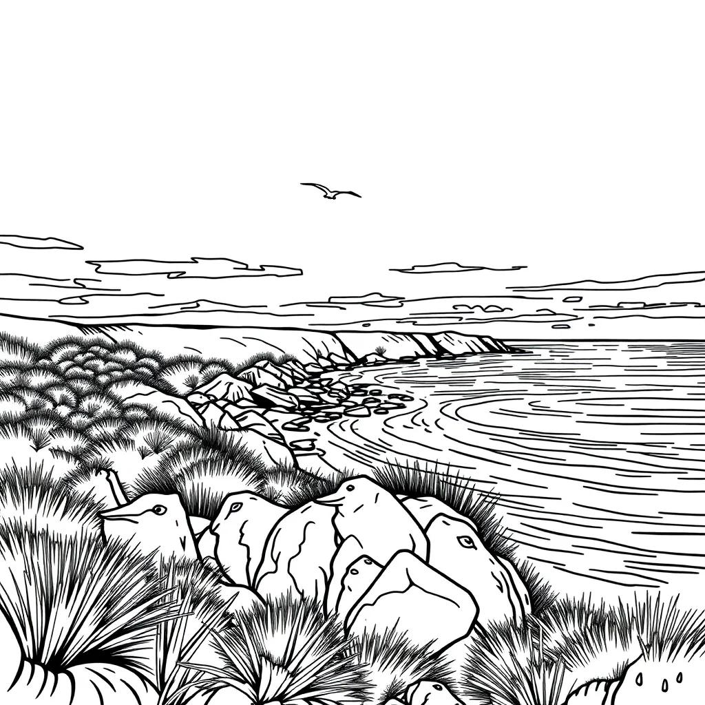 Outer Banks Coloring Page