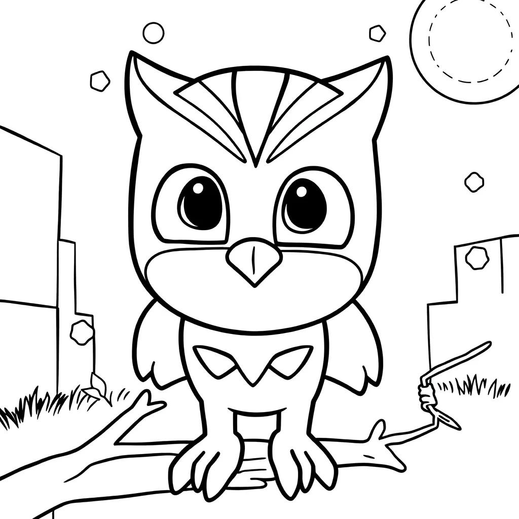 Owlette Pj Masks Coloring Page