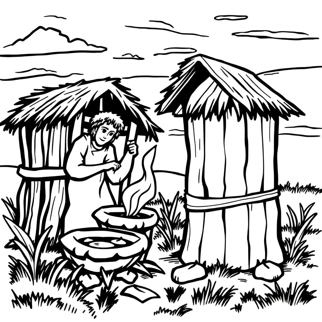 Parable Of Sower Coloring Page