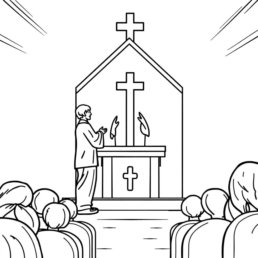 Pastor Appreciation Coloring Pages