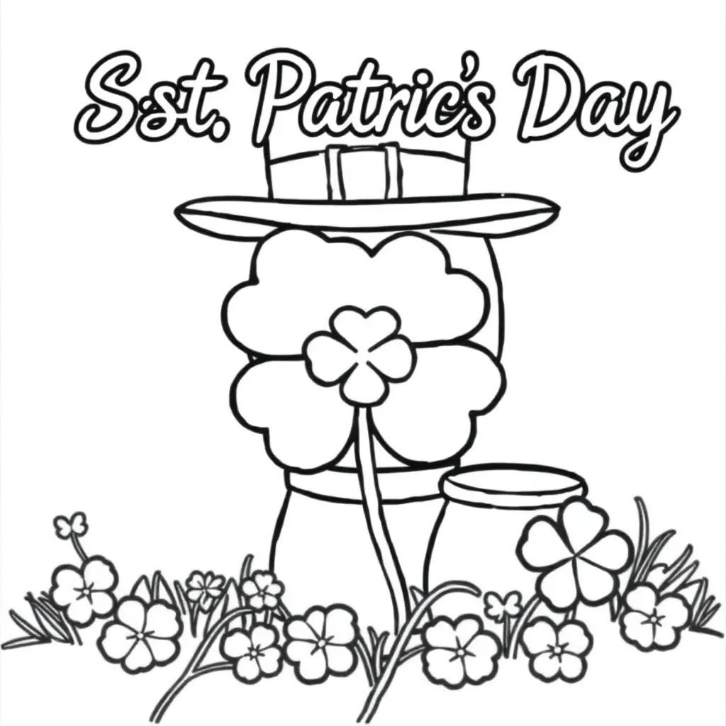 St Patricks Day Coloring Pages Printable
