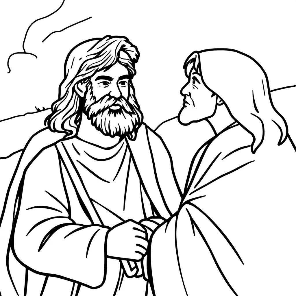 Paul And Silas Coloring Page