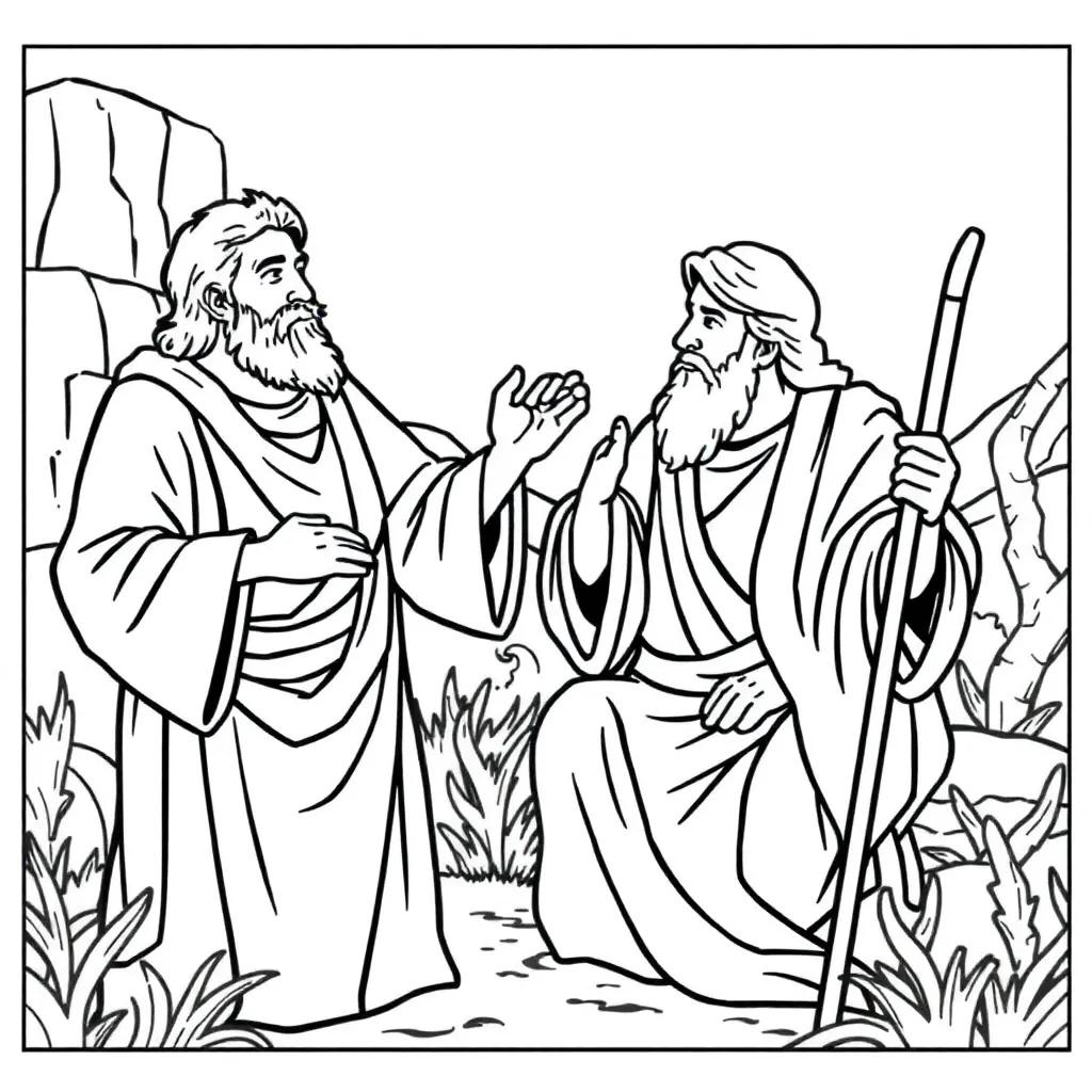 Paul And Silas Bible Coloring Pages