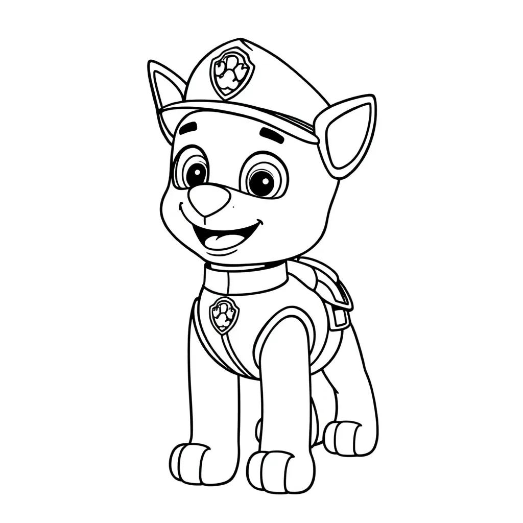 Paw Patrol Birthday Coloring Pages