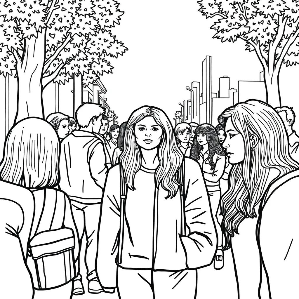 People Printable Coloring Pages