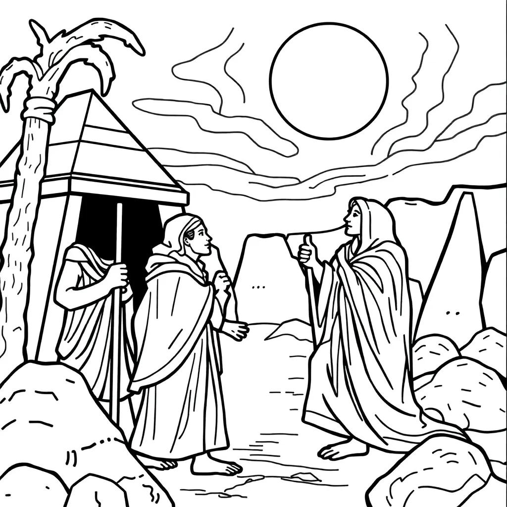 10 Plagues Of Egypt Coloring Pages