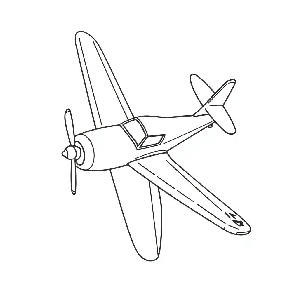 Planes Printable Coloring Pages