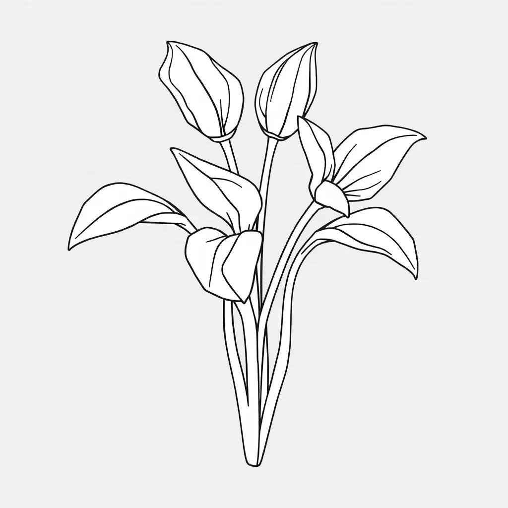 Plant Coloring Pages For Adults