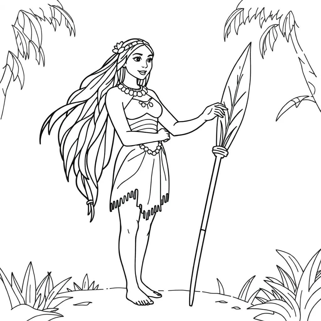 Pocahontas Disney Coloring Pages