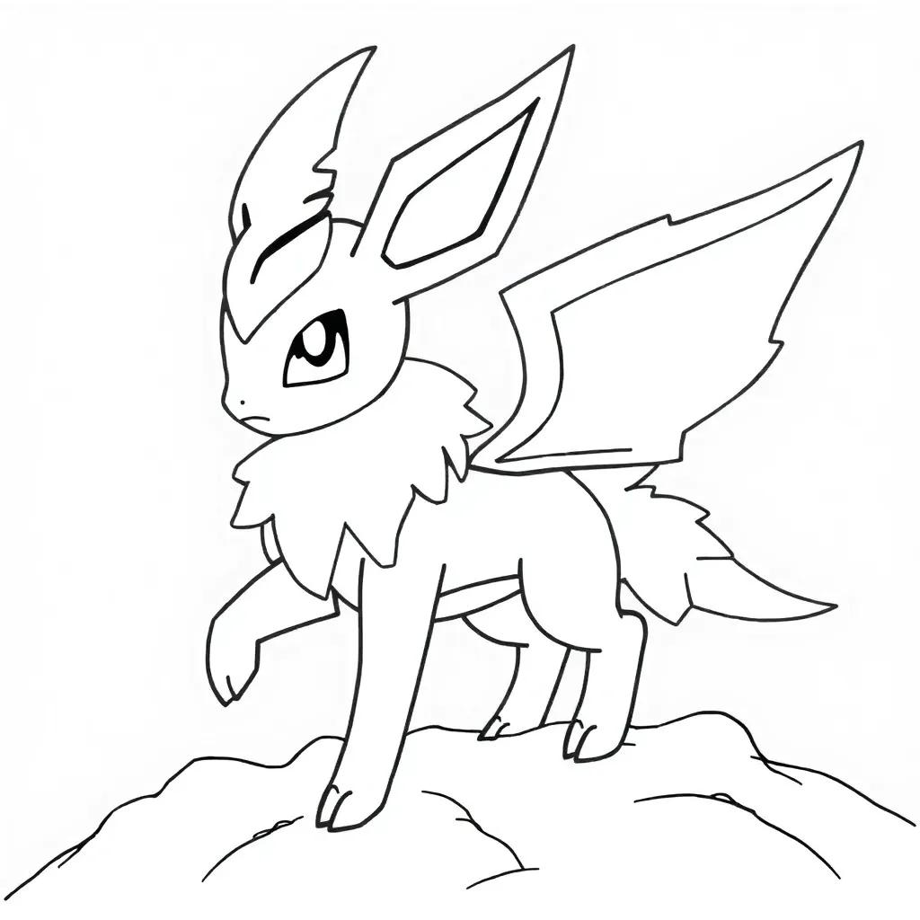 Pokemon Coloring Pages Vaporeon