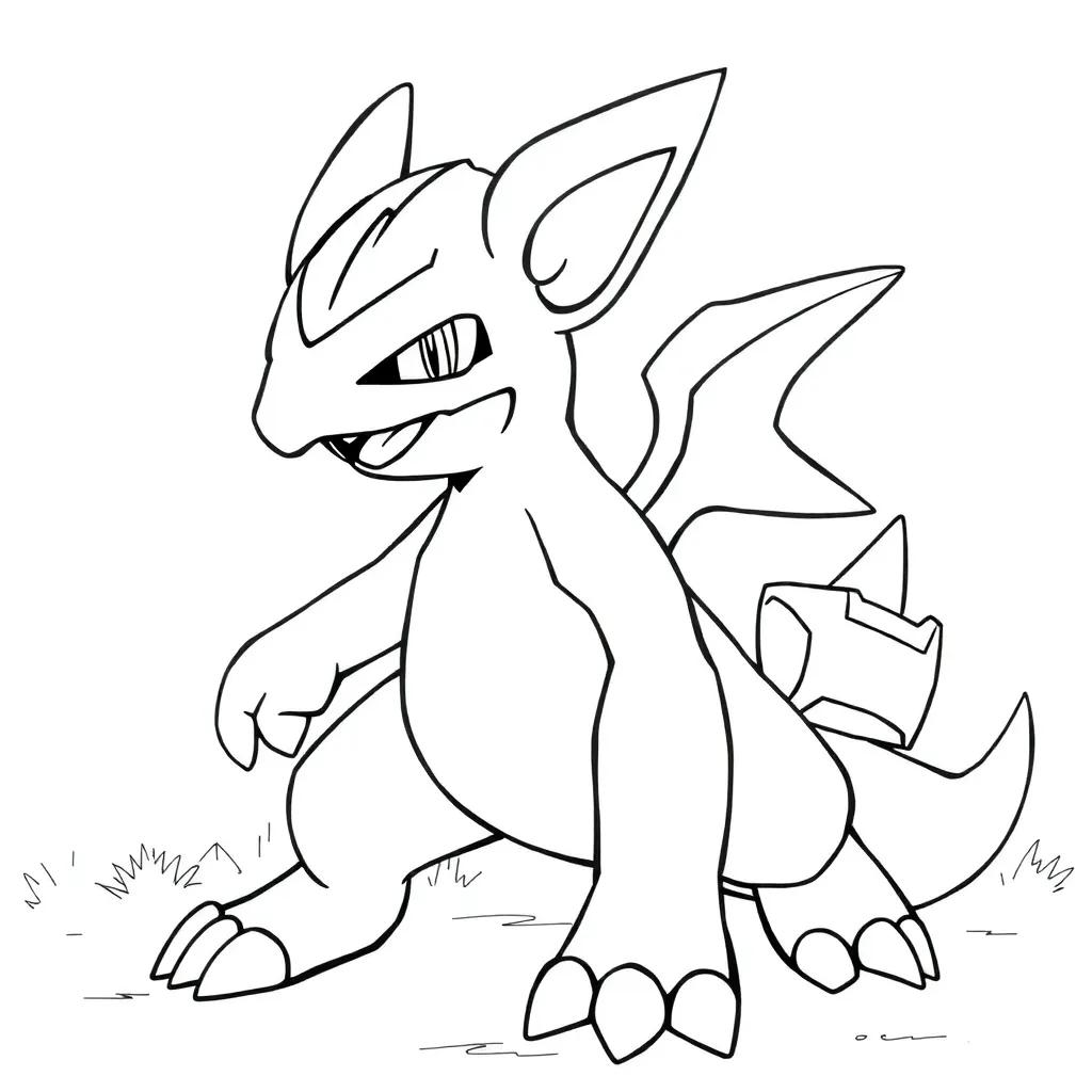 Pokemon Coloring Pages Lucario