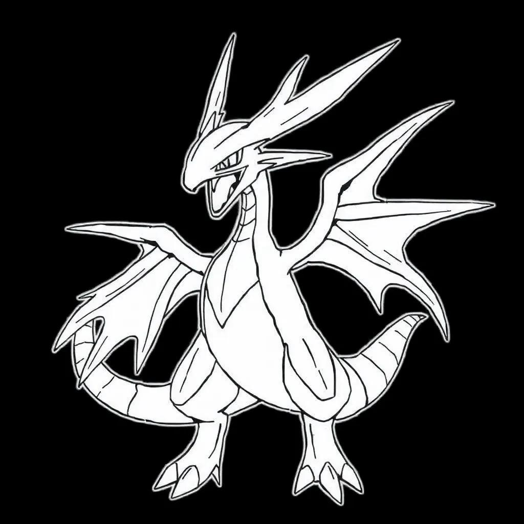 Pokemon Rayquaza Coloring Pages