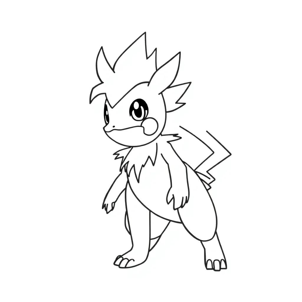 Pokemon Coloring Pages Of Ash