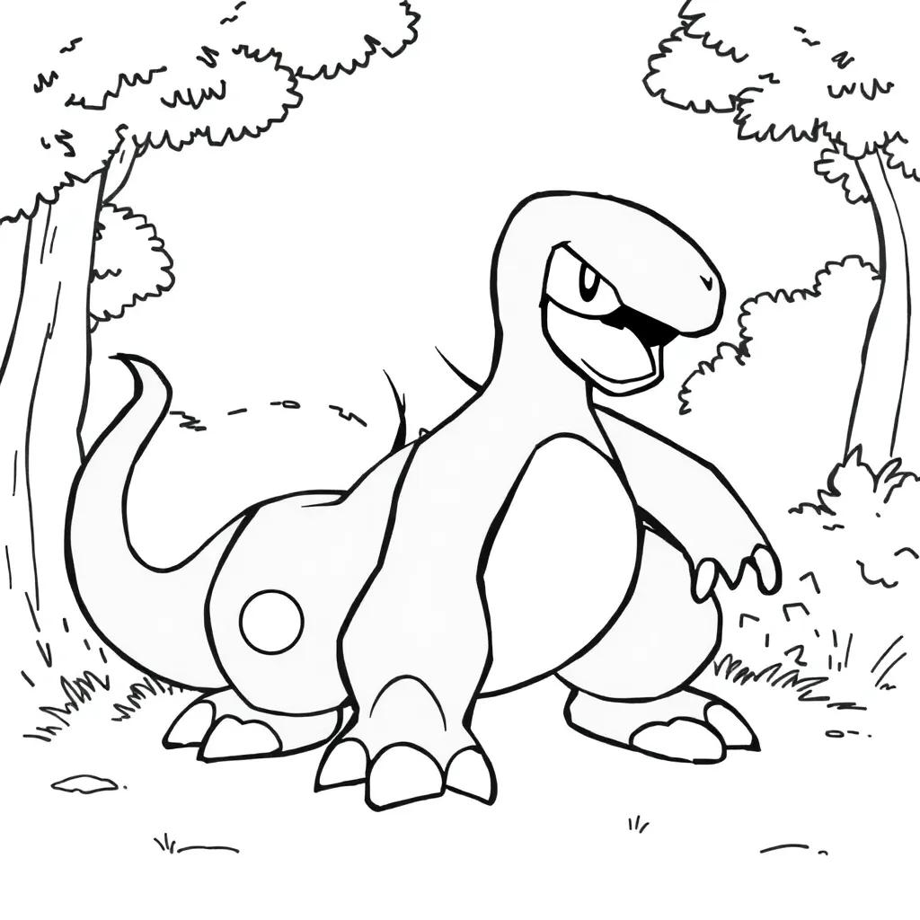 Pokemon Onix Coloring Pages