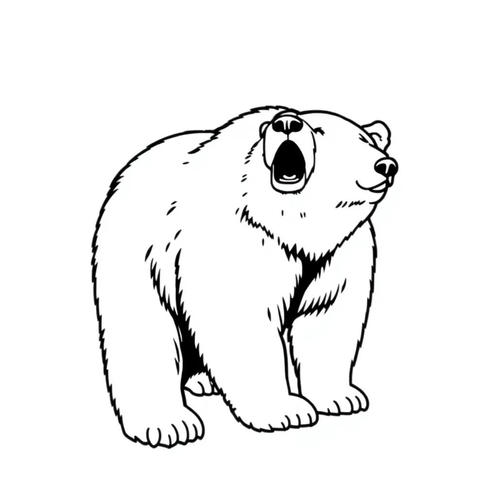 Polar Bears Coloring Pages