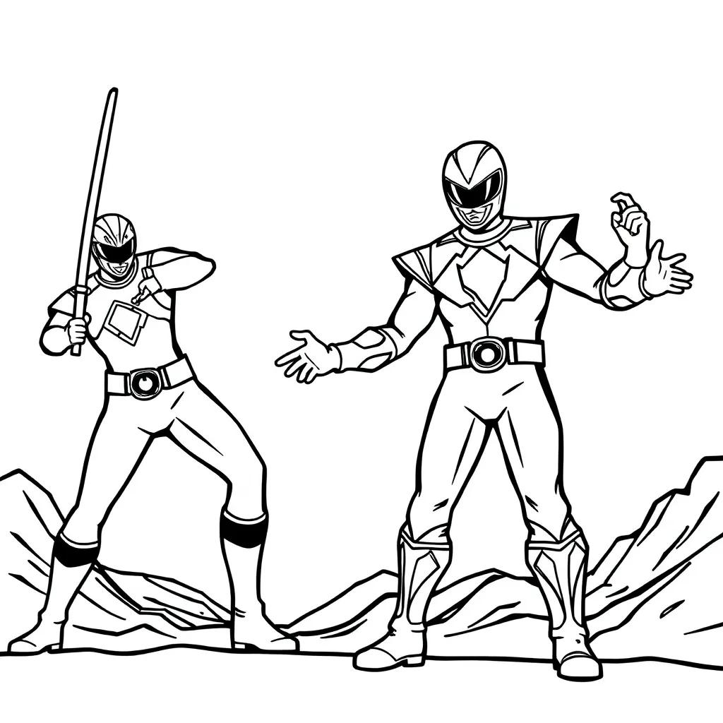 Power Rangers Printables Coloring Pages
