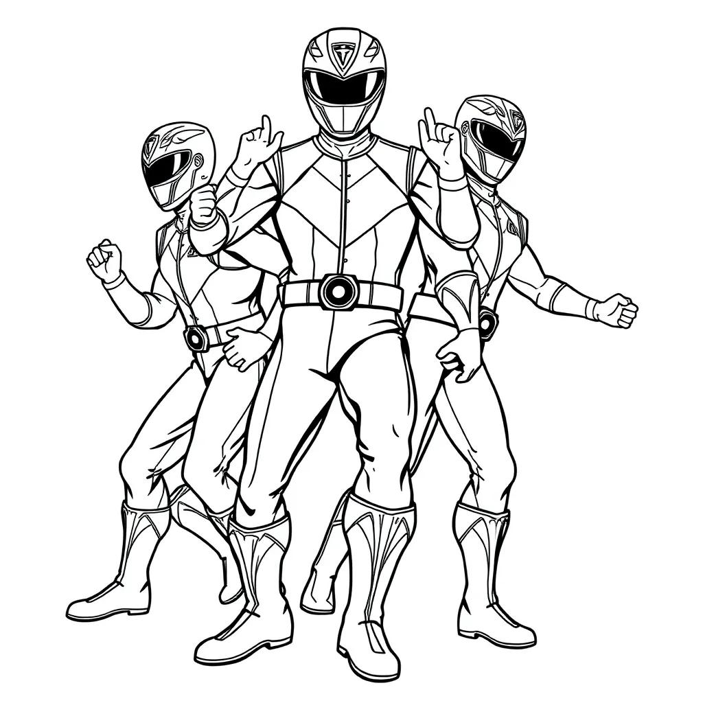 Power Rangers Printable Coloring Pages