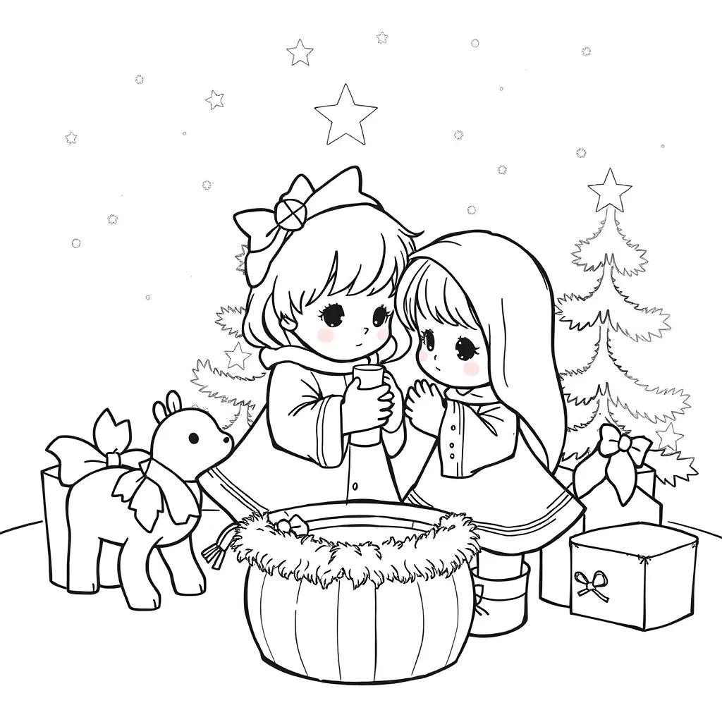 Precious Moments Christmas Coloring Pages