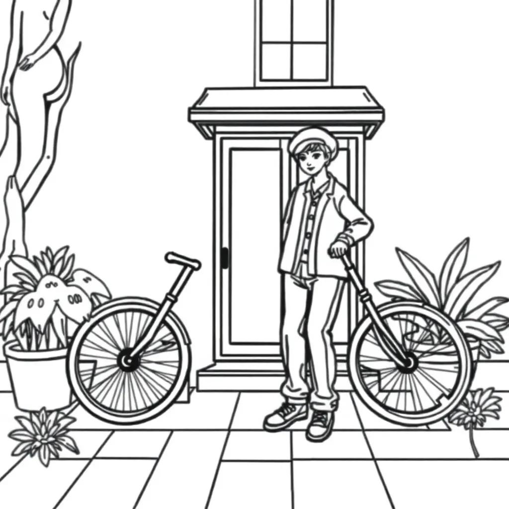 Preppy Printable Coloring Pages
