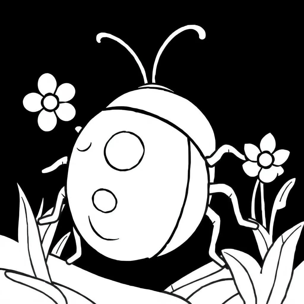 Preschool Insect Coloring Pages