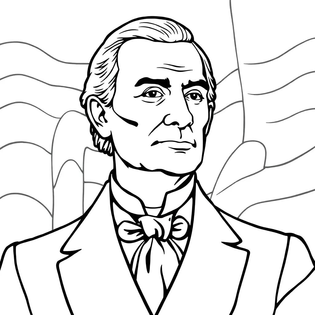 Presidents Day Coloring Page