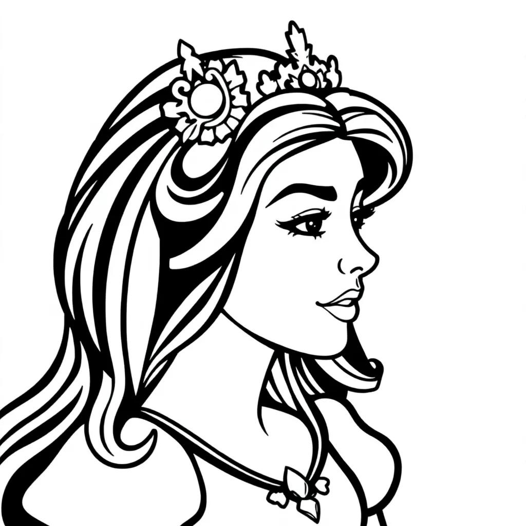 Princess Coloring Page Printable