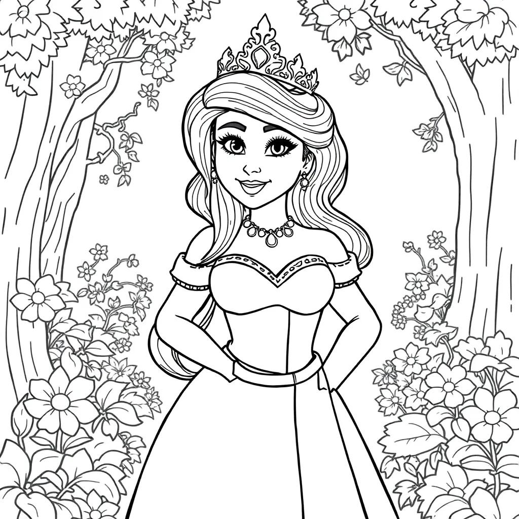 Princess Fiona Coloring Pages