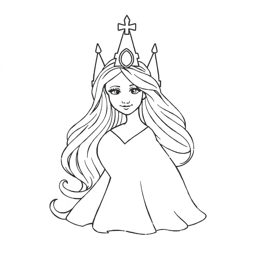 Princess Coloring Page Free