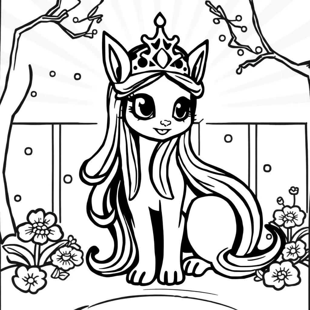 Princess Ispy Coloring Page