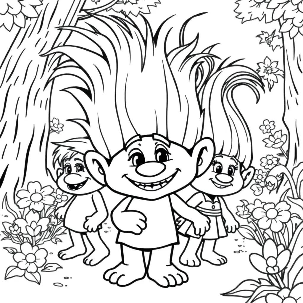 Print Trolls Coloring Pages
