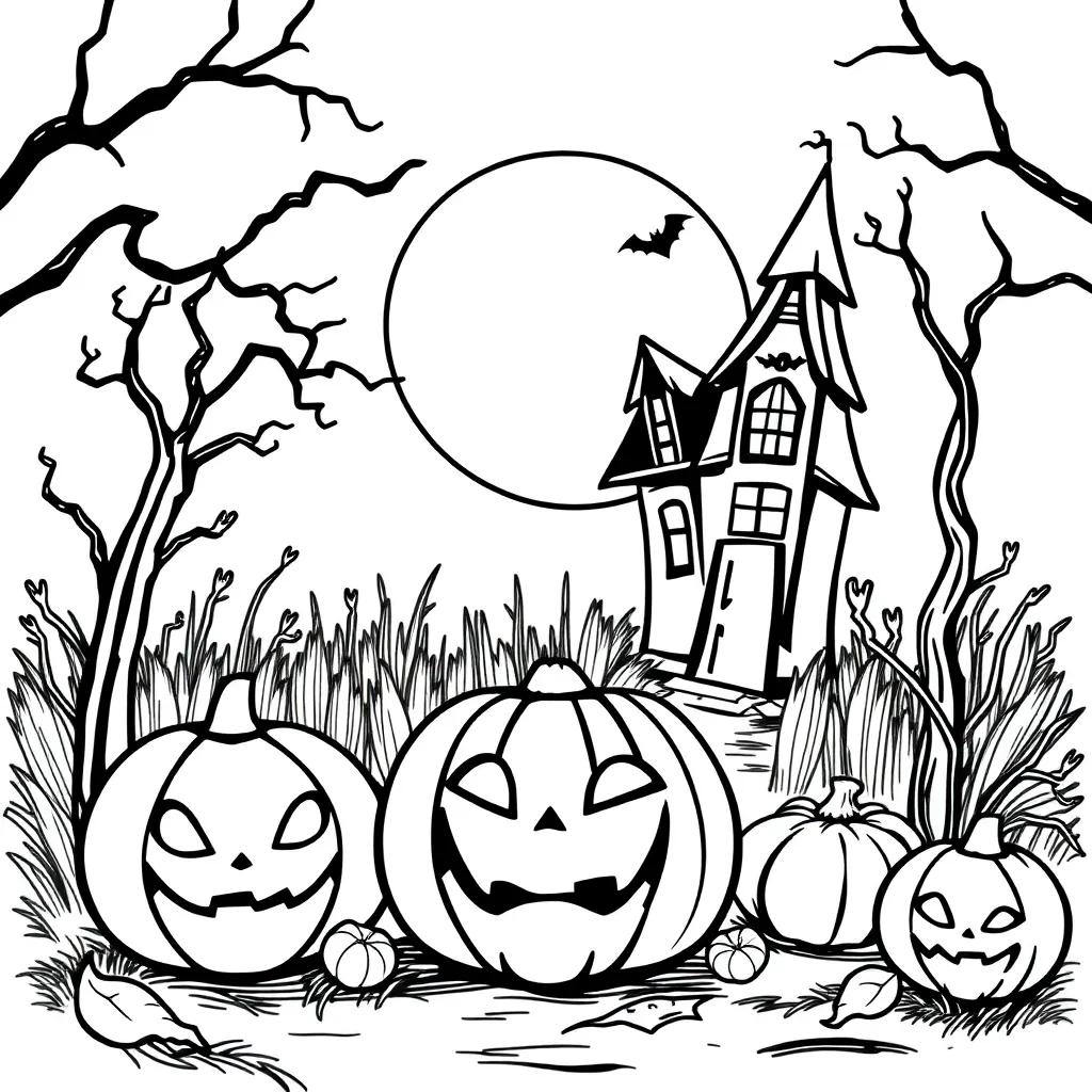 Print Coloring Pages Halloween