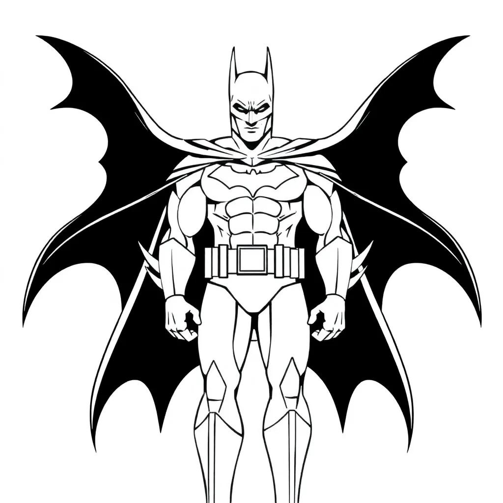 Print Batman Coloring Pages