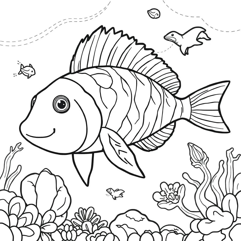 Printable Coloring Pages Sea Animals