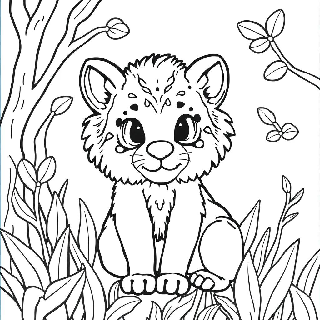 Printable Coloring Pages Of Animals For Adults