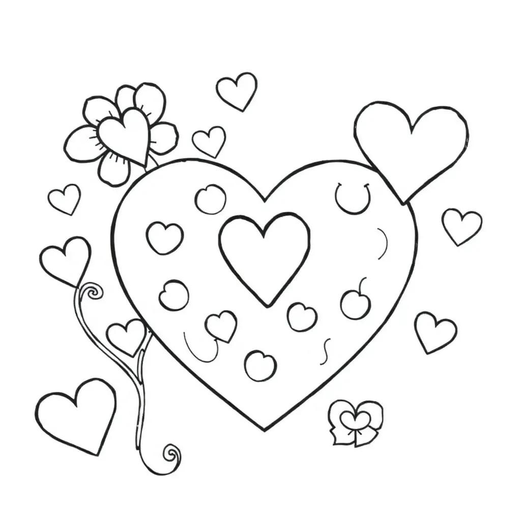 Printable Coloring Pages Valentine